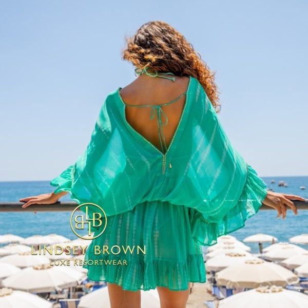 silk designer resort wear for holidays to Dubai by Lindsey Brown resort wear